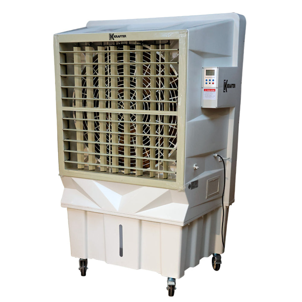 Enfriador de Aire Evaporativo Industrial Krafter JH22AP-HHB | 22.000 m³/h (120-150 m²)
