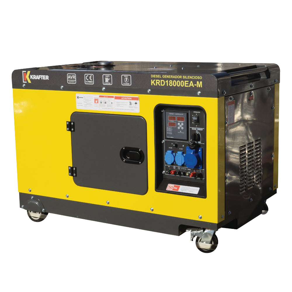 Generador Krafter KRD18000EA-M - 12 kVA - Diesel - Monofasico