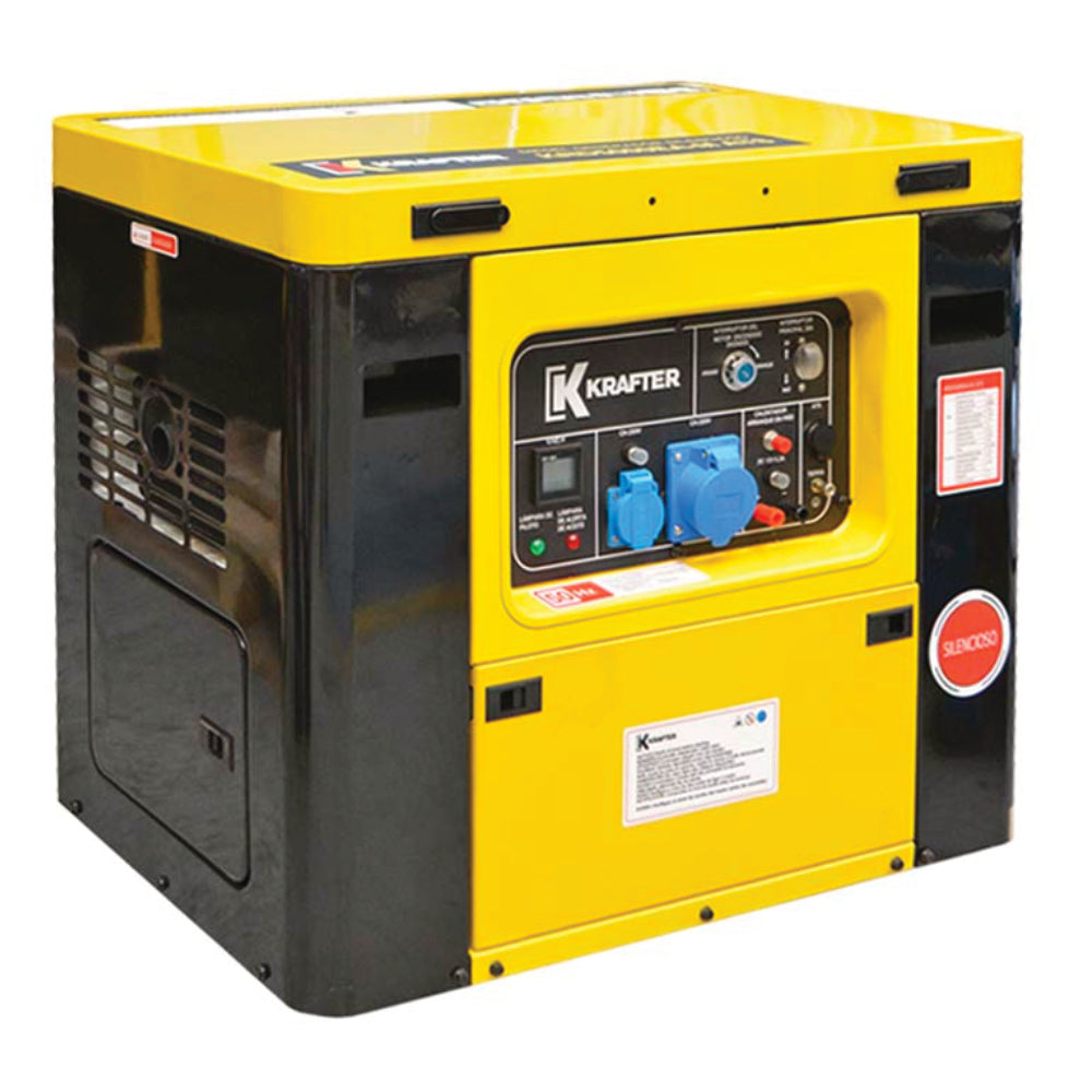 Generador Krafter KRD5000EI-M - 6 kva - Diésel - Monofásico