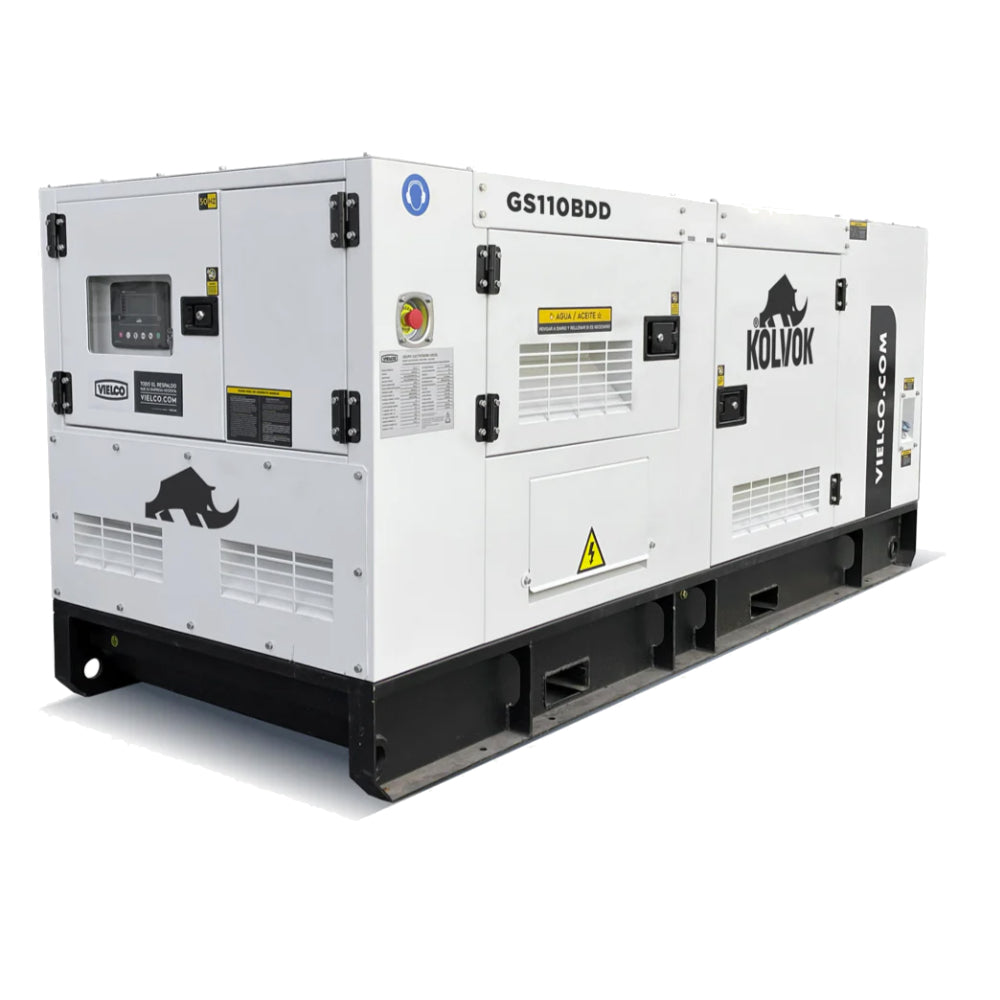 Generador eléctrico Kolvok 100 kva - GS110BDD - Diésel - Trifásico