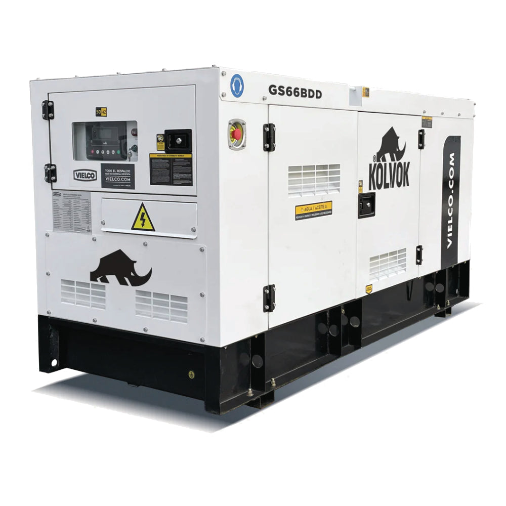 Generador eléctrico Kolvok 60 kva - GS66BDD - Diésel - Trifásico