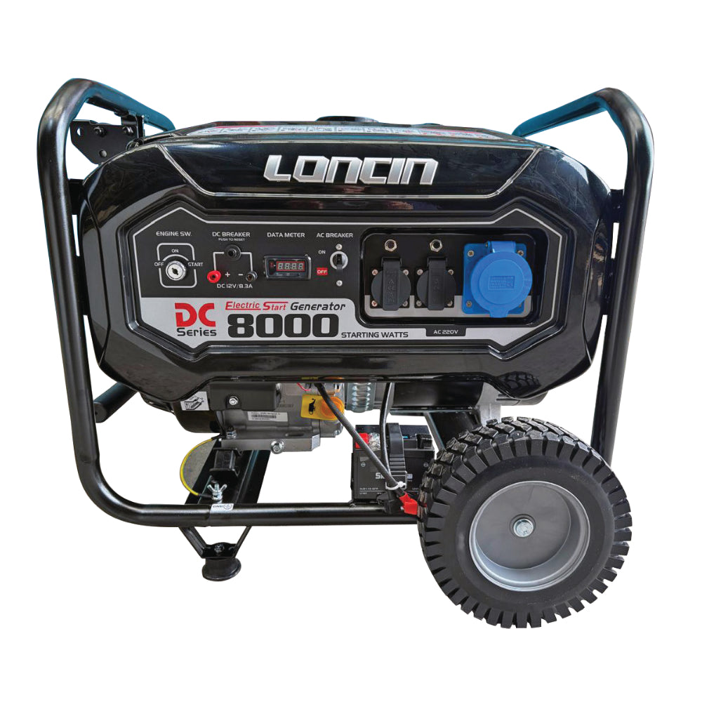 Generador gasolina 7 kva - Loncin -Monofásico - LC8000 DC (nueva version)