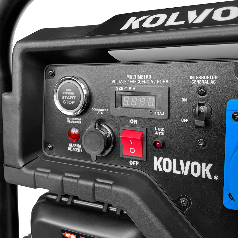 Generador eléctrico Kolvok GO82GTA - 8.5 kVA - Gasolina - Monofásico