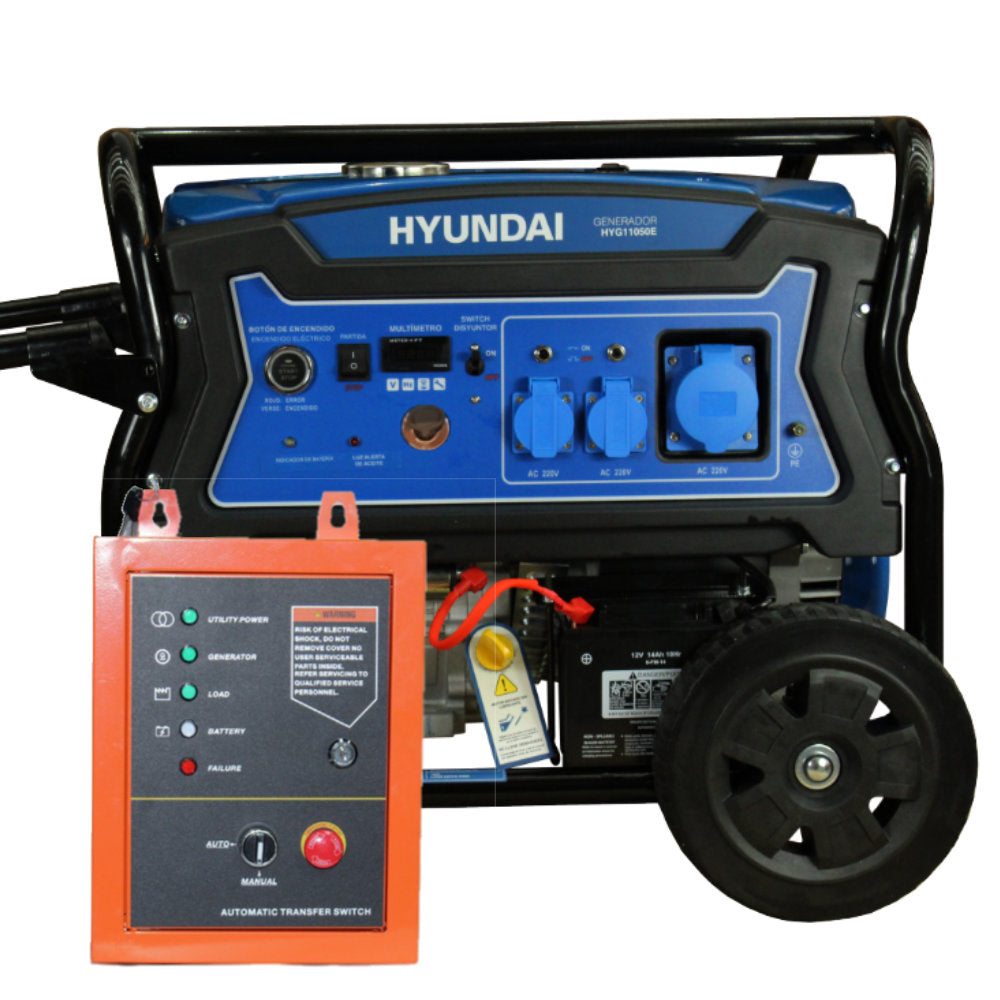 KIT Generador 8.3 kVA con ATS- Hyundai - Monofásico - 82HYG11050E - Gasolina