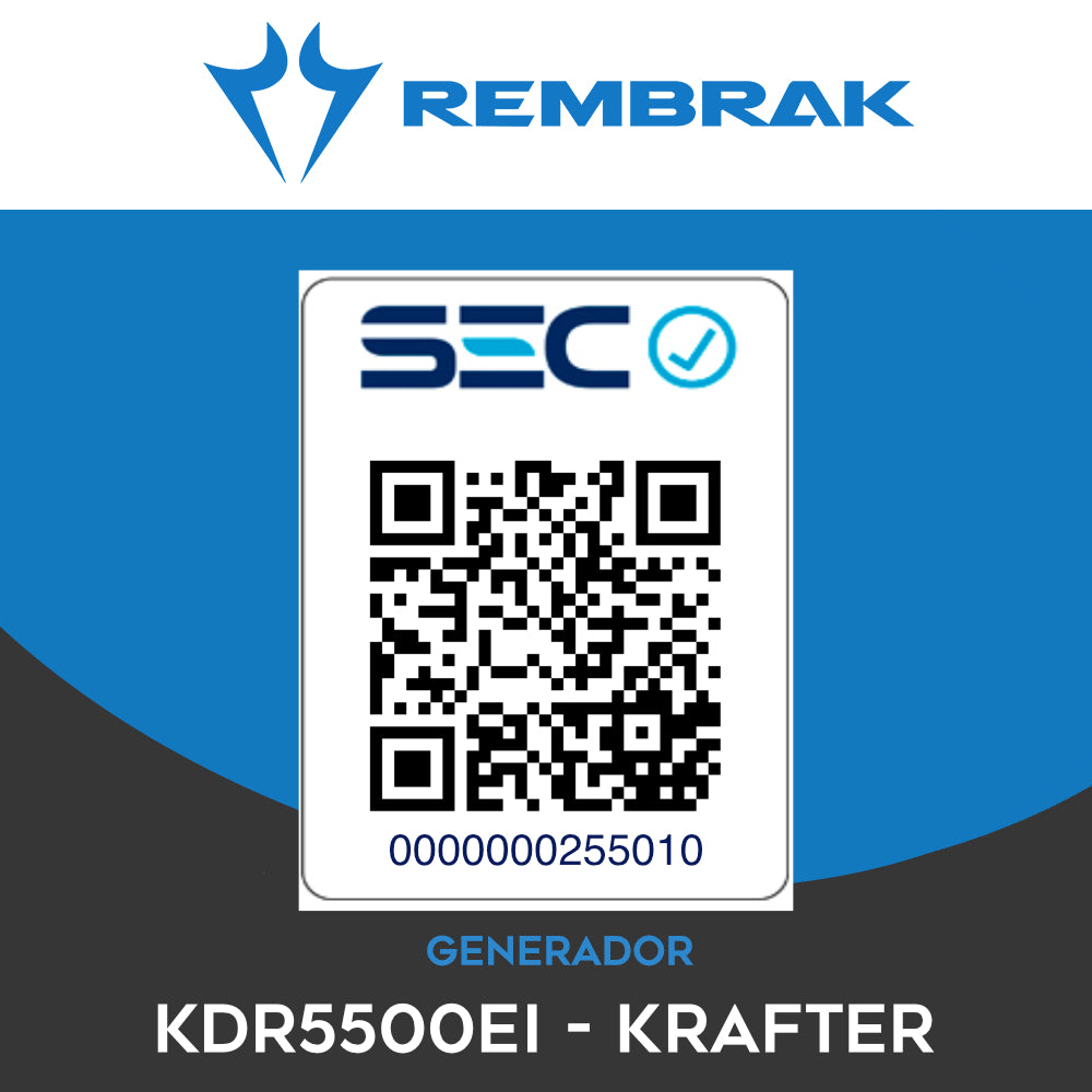 KIT generador Krafter KRD5000EI-M - 6 kva - Diésel - Monofásico y ATS