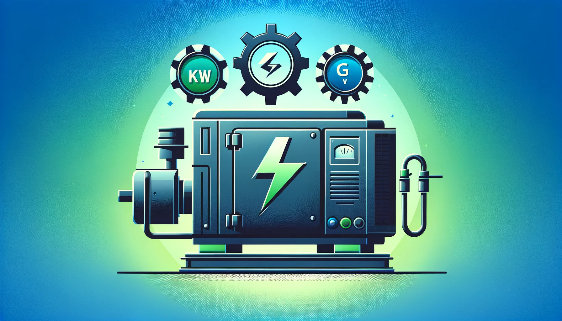Potencia de un generador eléctrico. Diferencia entre Watts, Kw y kVA