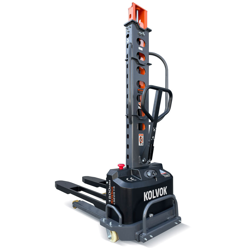 Montacarga semieléctrico LSE0515 - Kolvok - 500 kg - Base Europea