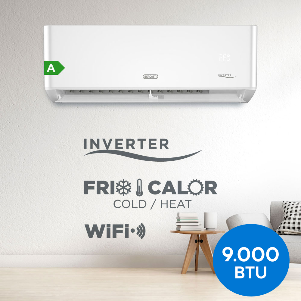 Aire Acondicionado Bercatti 9000BTU