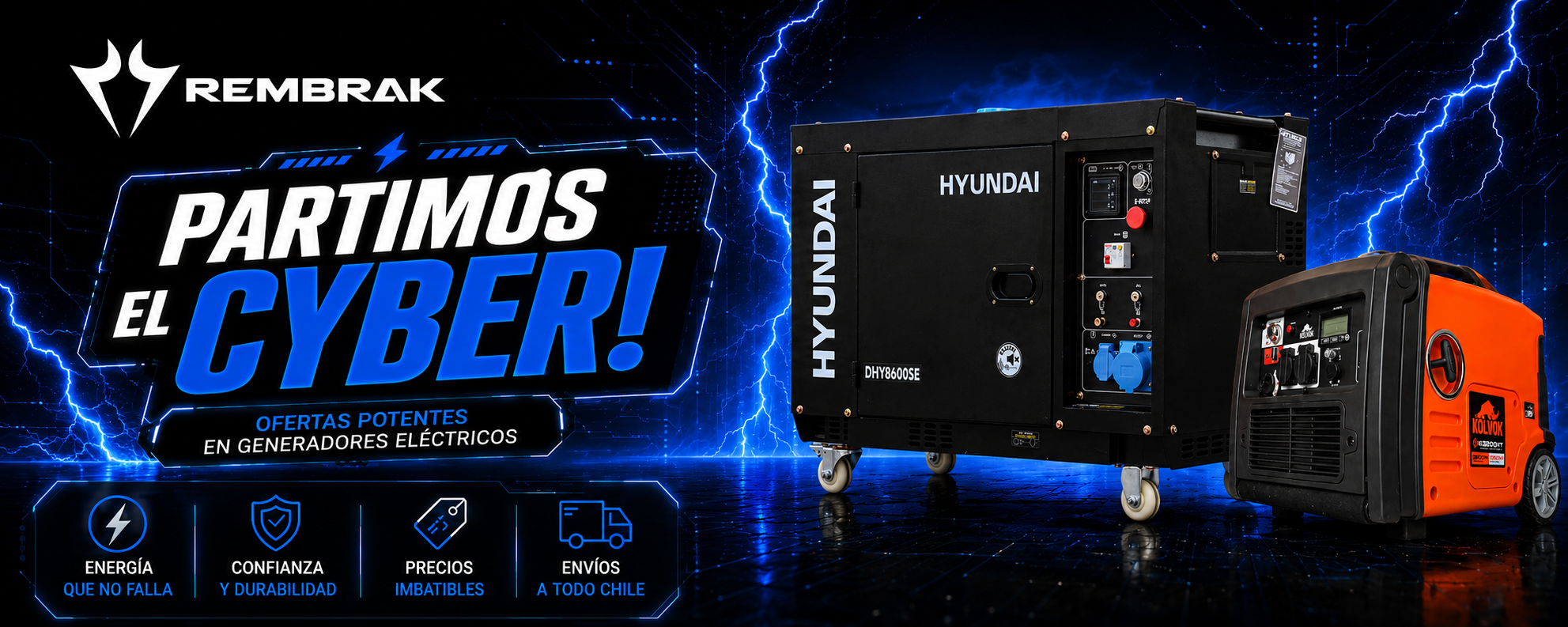 Descuentos en generadores eléctricos