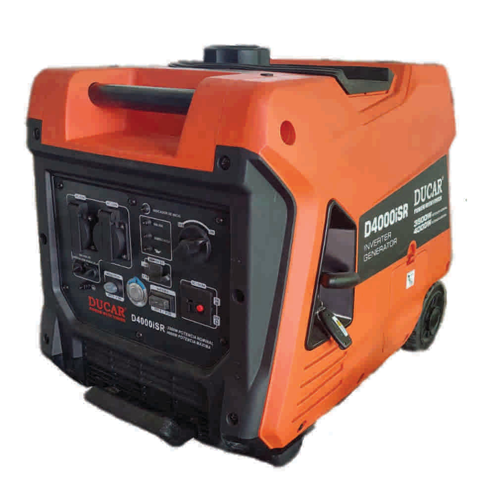 Generador Ducar D4000iSR -  Gasolina - 4 kw max - Monofásico - Tecnologia inverter