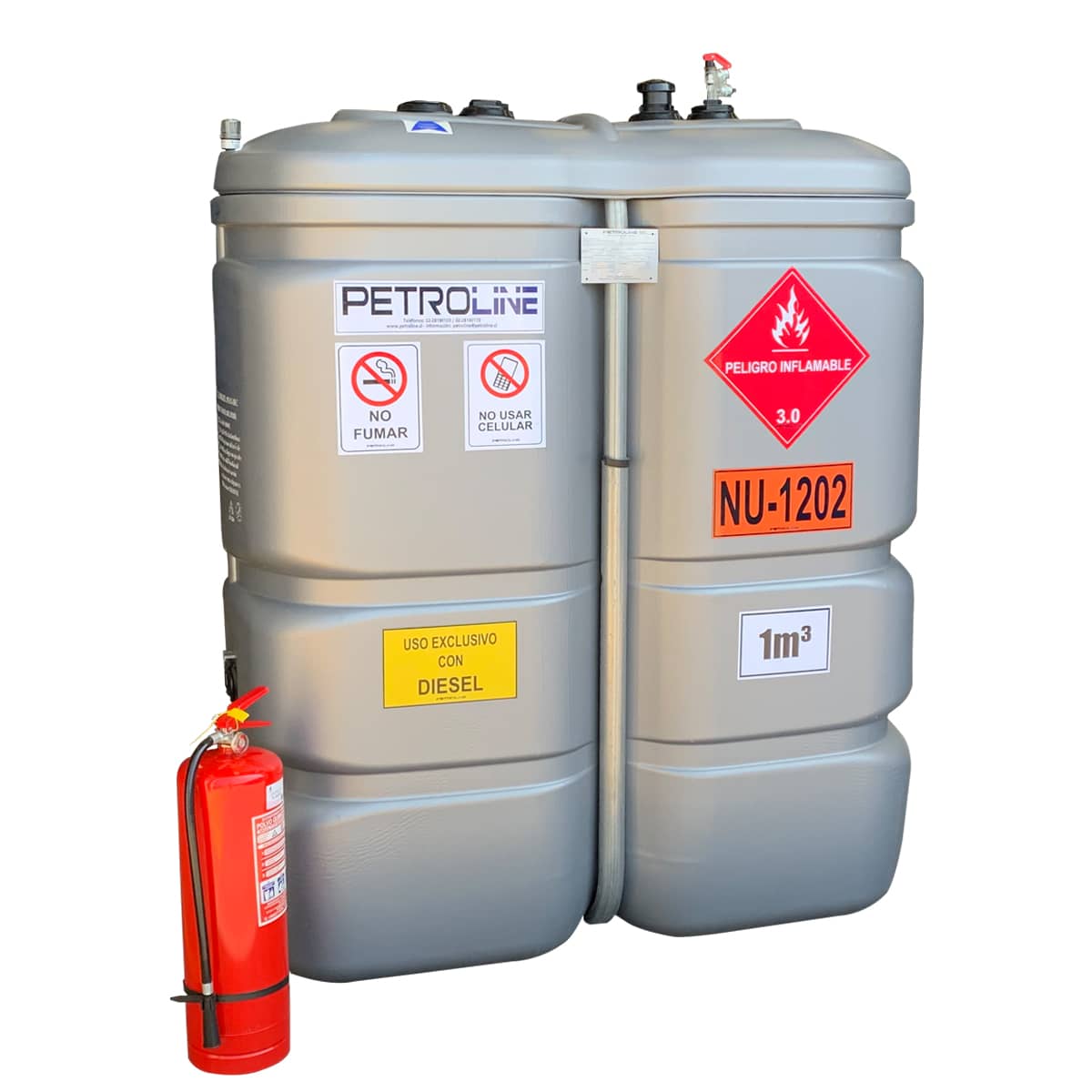 Estanque de Combustible Diésel 1000 Litros Schütz TIT Generación