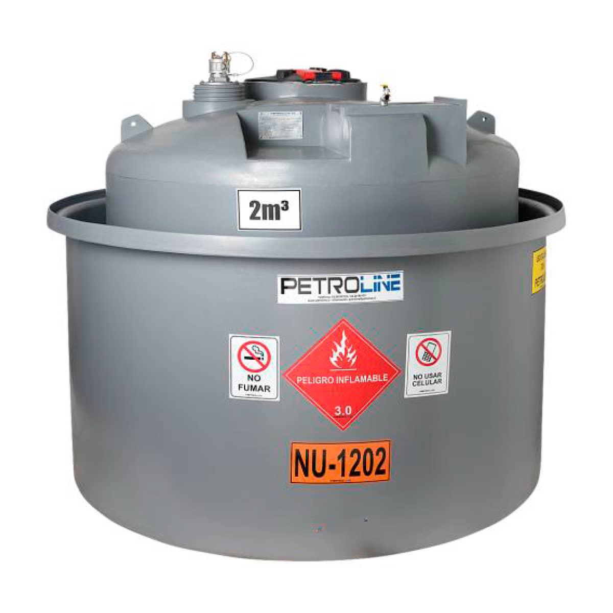 Estanque de Combustible Diésel 2.000 Litros Petroline Islatank