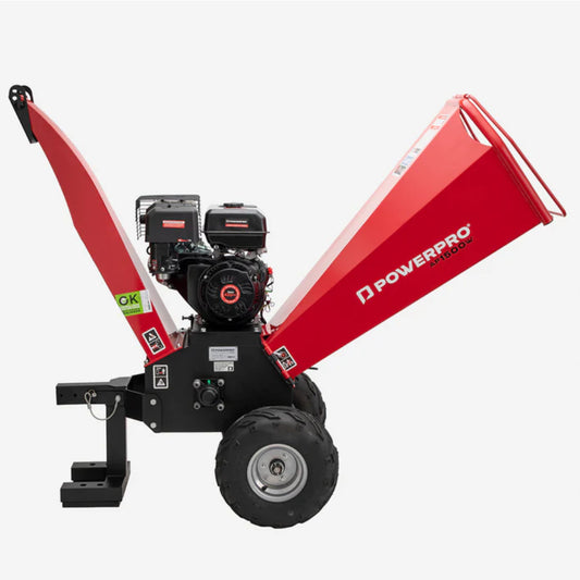 Chipeadora de Madera Power Pro AP1500W | 15 HP Bencinera - Corte 120mm
