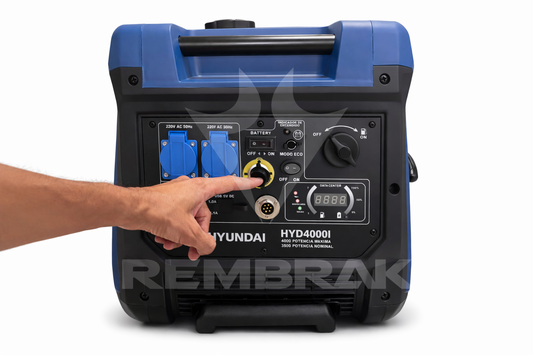 KIT Generador Hyundai 82HYD4000I 4 kVA inverter con ATS
