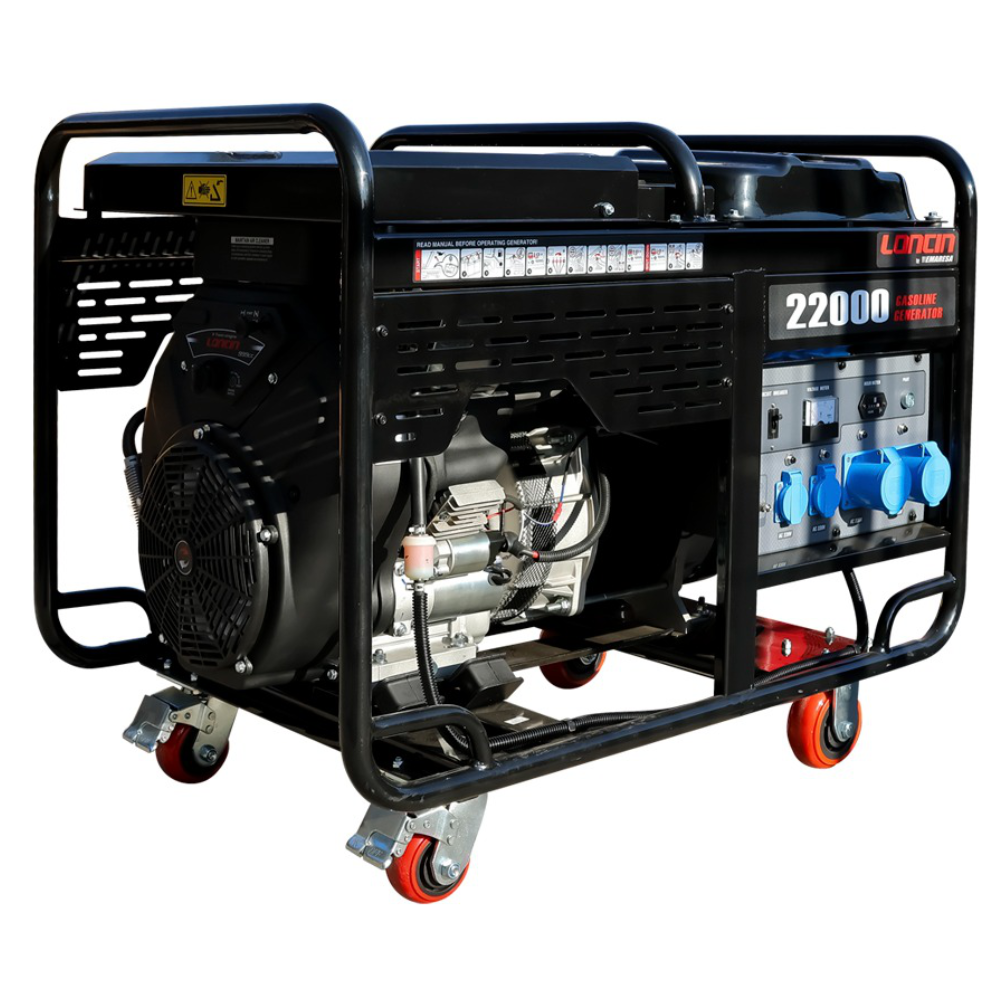 Generador eléctrico Loncin LC22000 - 16 kva - Gasolina - Monofásico