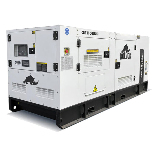 Generador eléctrico Kolvok 100 kva - GS110BDD - Diésel - Trifásico