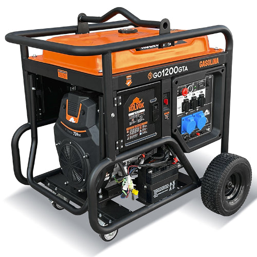 Generador eléctrico Kolvok GO1200GTA - 12 kva - Gasolina - Monofásico