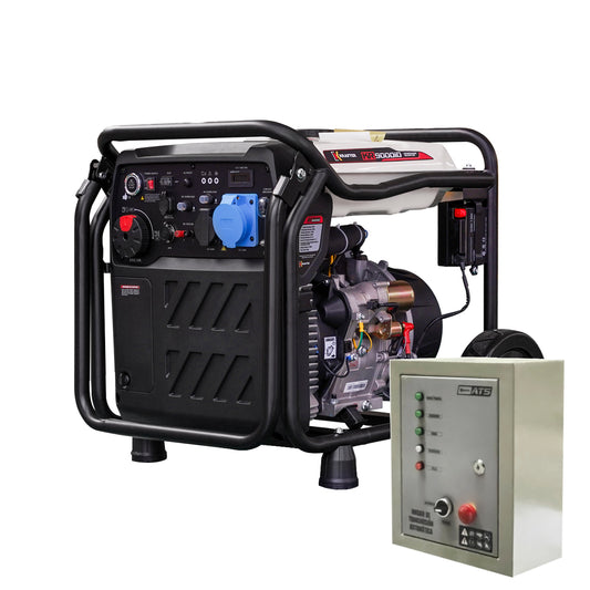 Kit Generador Krafter KR9000ID - Inverter - 8 kva - Gasolina - con ATS