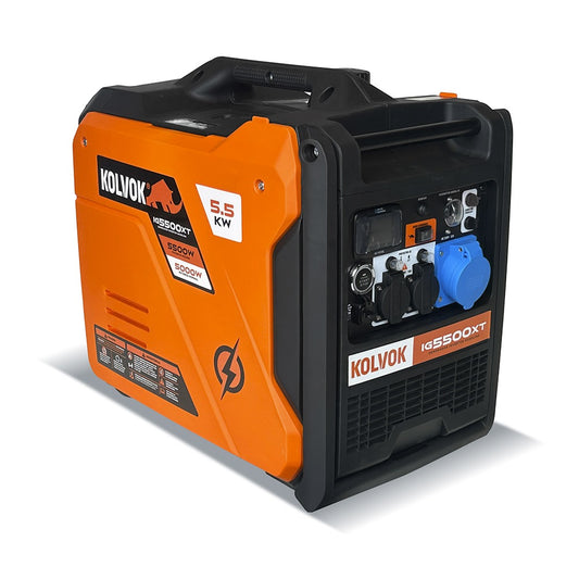 Generador eléctrico Kolvok IG5500XT - 5.5 kva - Gasolina - Monofásico - Inverter