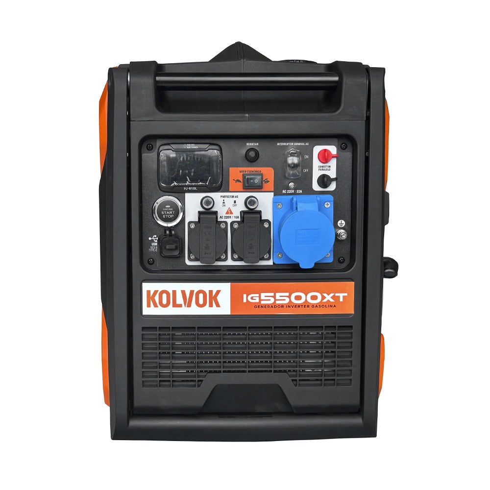Generador eléctrico Kolvok IG5500XT - 5.5 kva - Gasolina - Monofásico - Inverter