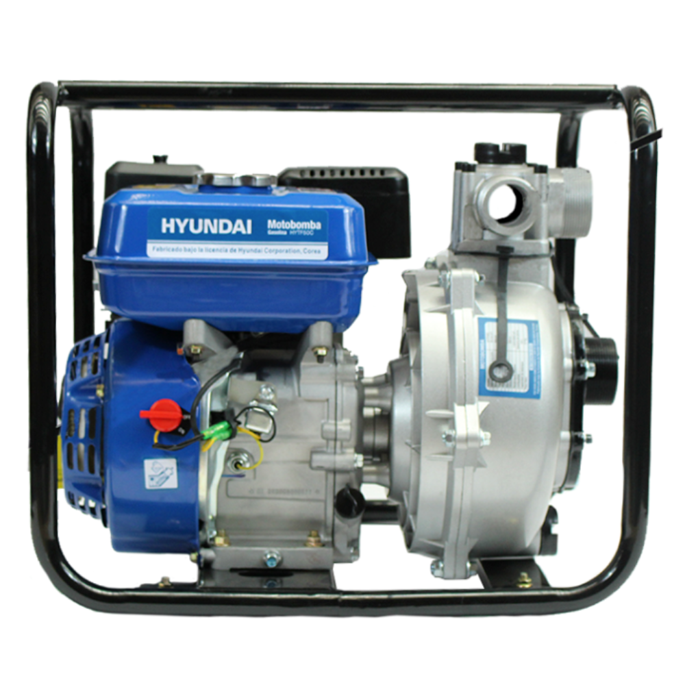 Motobomba Hyundai 82HYTF50C - 2" pulgadas - Alta presión - Gasolina