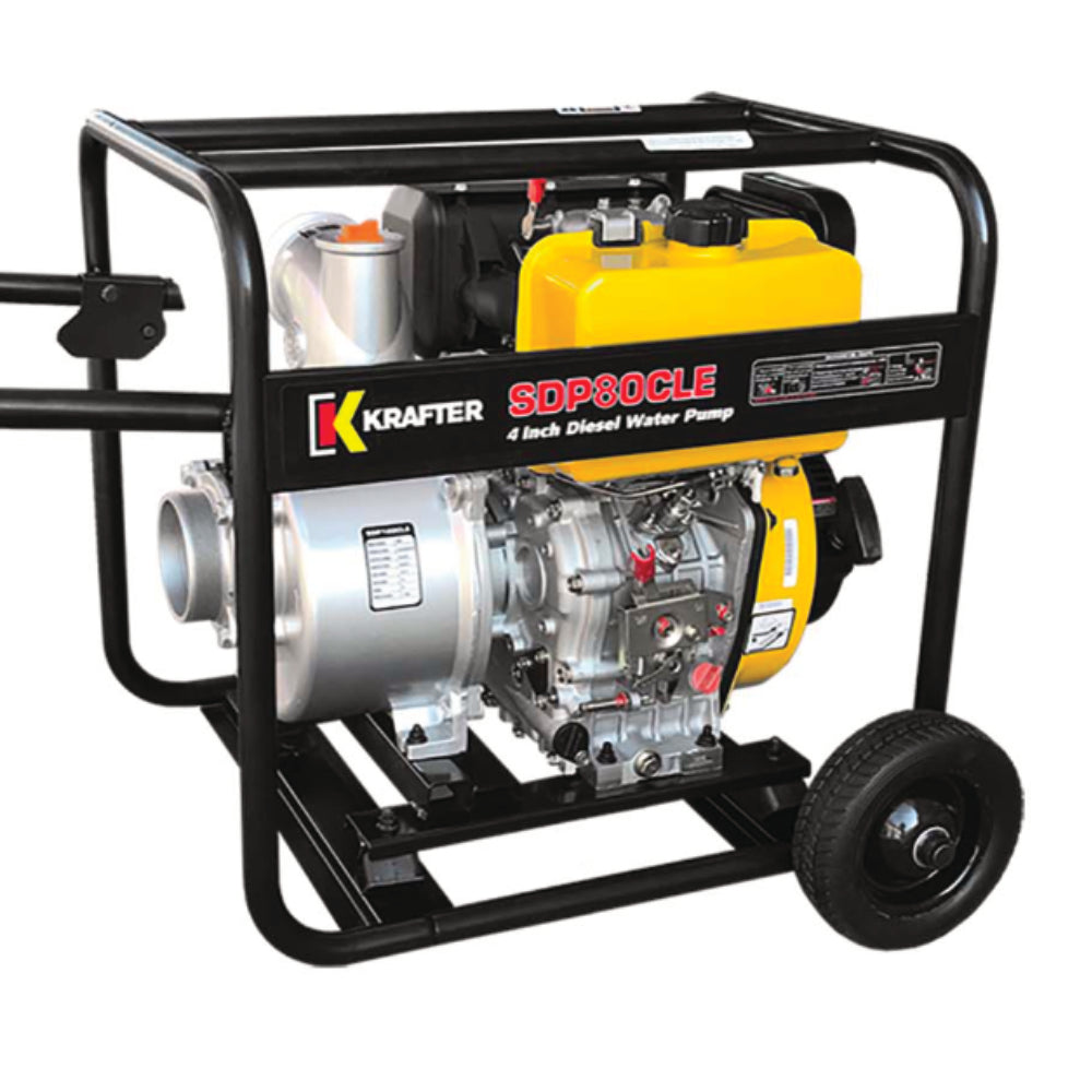 Motobomba Krafter SPD80CLE - 3" pulgadas - Diesel - Caudal