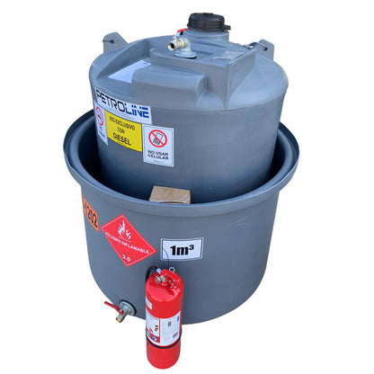 Estanque de Combustible Diésel 1.000 Litros Petroline Gravitank