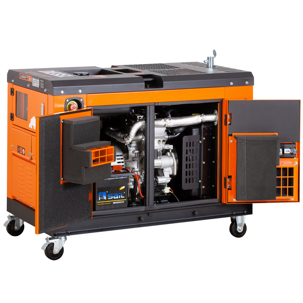Generador gasolina 10 kva - Loncin -Monofásico - LC13000 - Rembrak