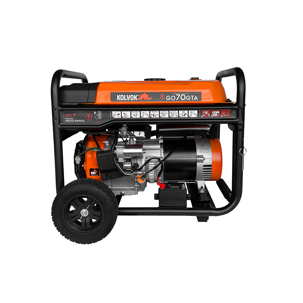 Generador eléctrico Kolvok GO70GTA -  6.5 kVA - Gasolina - Monofásico