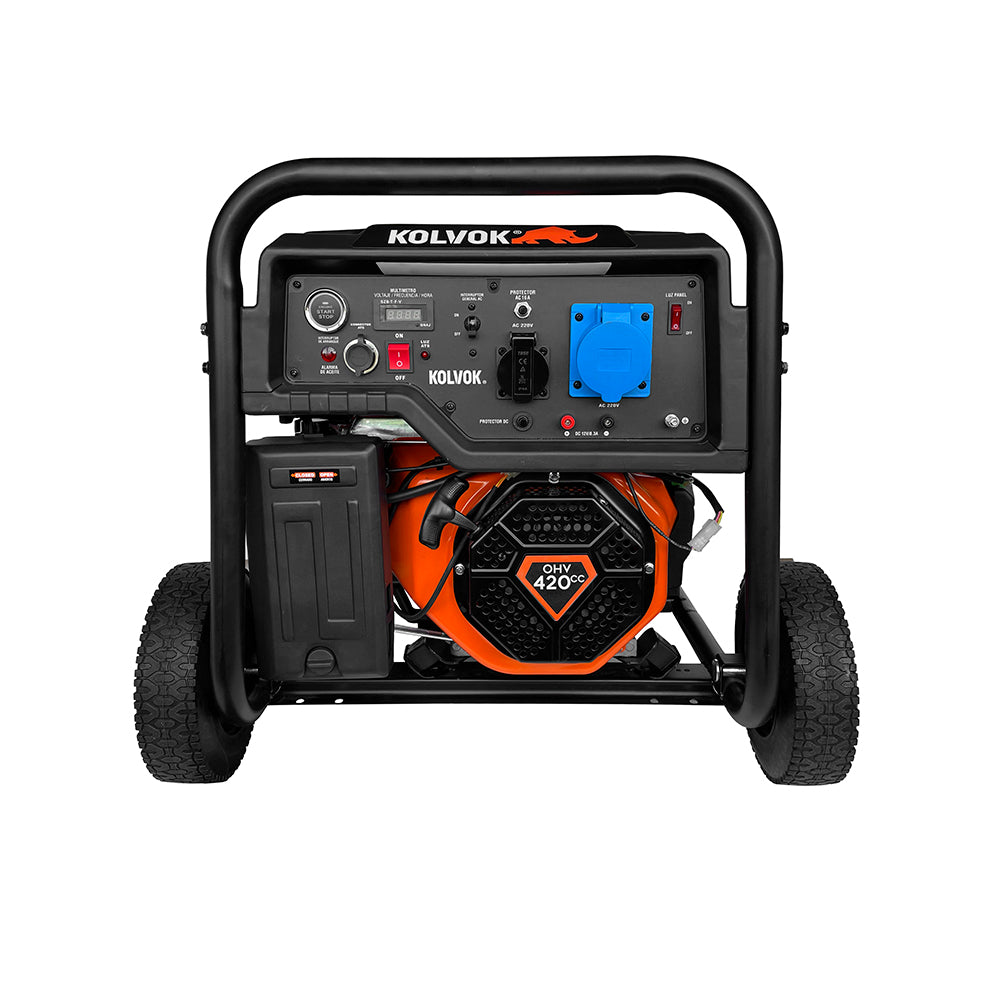 Generador eléctrico Kolvok GO70GTA -  6.5 kVA - Gasolina - Monofásico