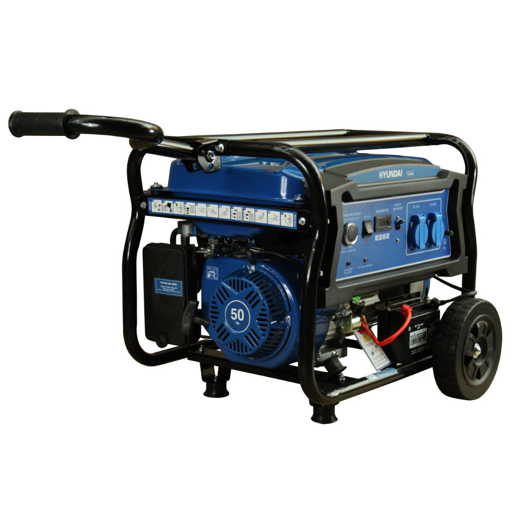 Generador eléctrico Hyundai 82HYG4950E - 3.5 kVA - Monofásico - Gasolina