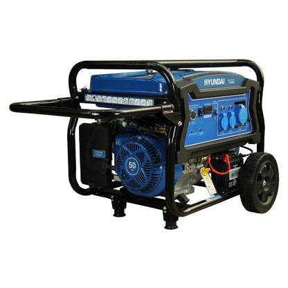 Generador eléctrico Hyundai 82HYG9250E - Gasolina - 6.5 kVA - Monofásico