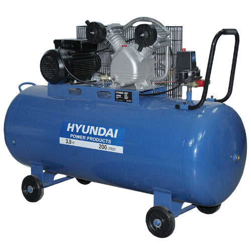 Compresor a Pistón - 3 HP/200L - Hyundai - 82HYXY200