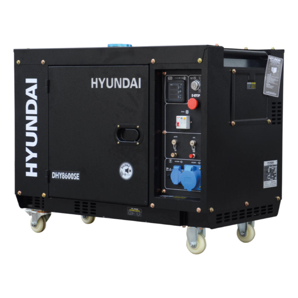 Generador eléctrico Hyundai 78DHY8600SE - 6.3 kva - Diésel - Monofásico