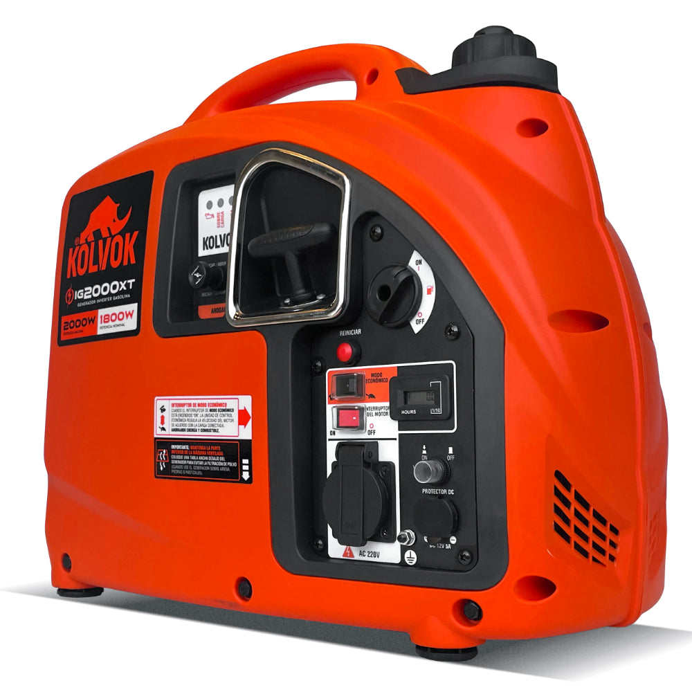 Generador Gasolina Inverter 2 kVA - Kolvok - Monofásico - IG2000XT