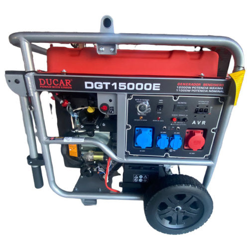 Generador Gasolina 12 kW - Ducar - Trifásico - DGT15000E