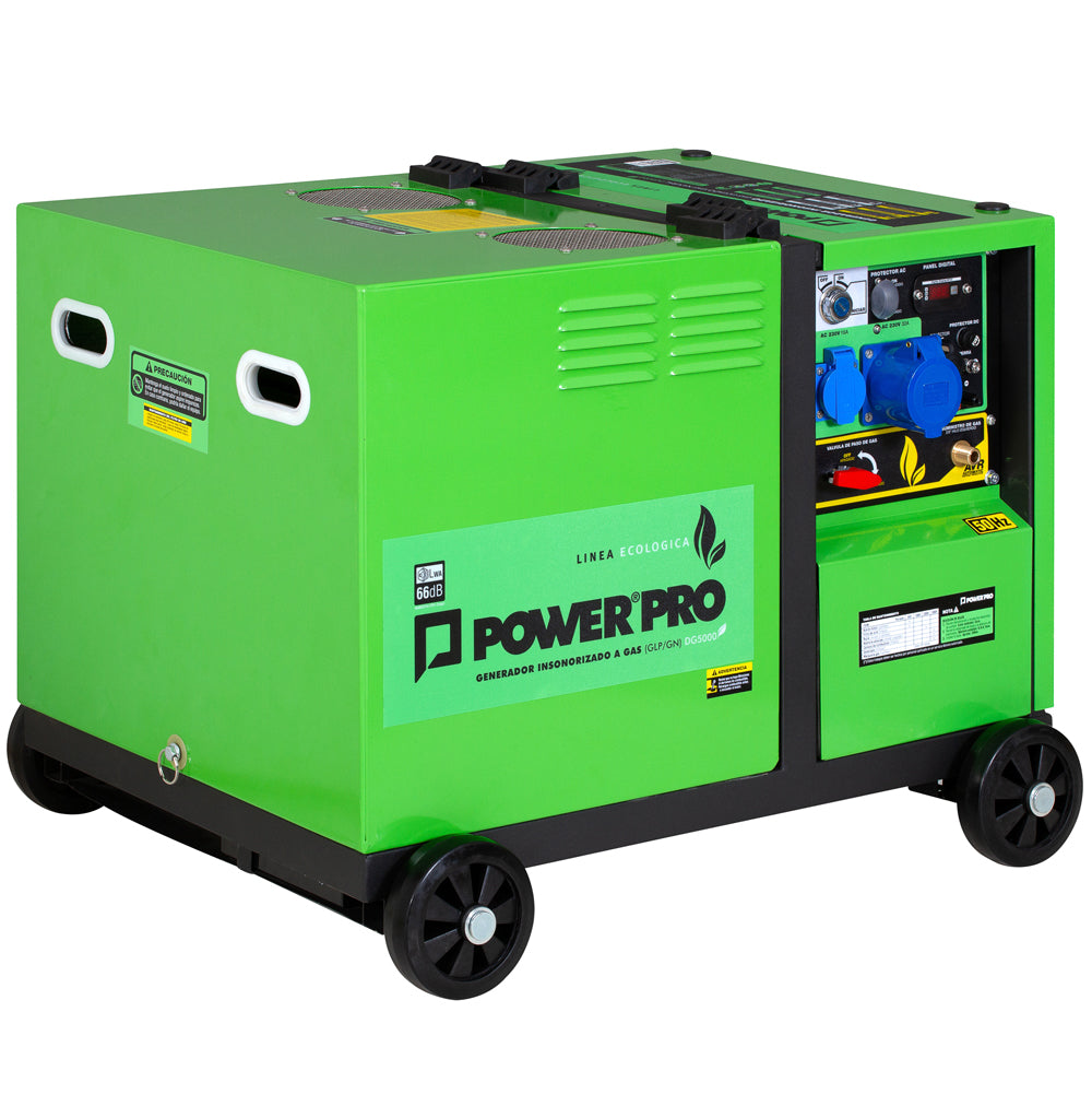 Generador eléctrico a Gas Power Pro DG5000 - 5kVA - Monofásico