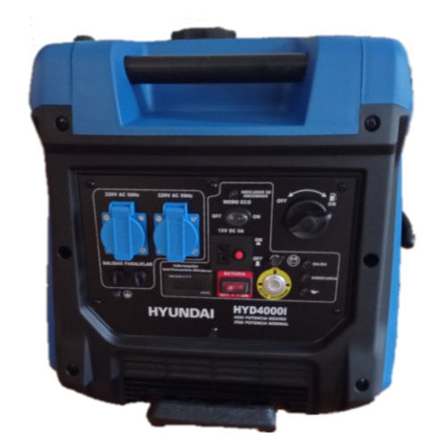 Generador Gasolina 4 kVA - Hyundai - Monofásico - 82HYD4000I - Inverter