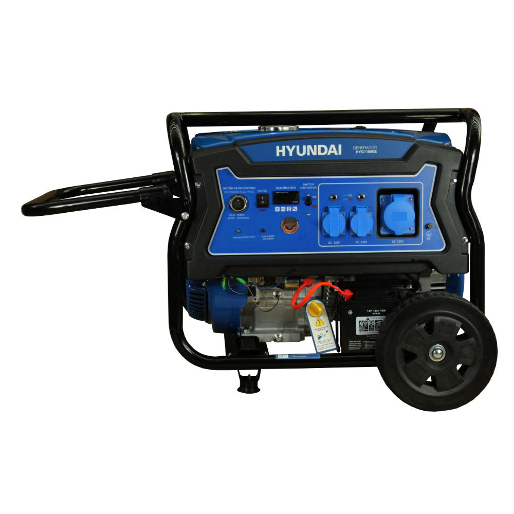 Generador eléctrico Hyundai 82HYG11050E - 8.3 kVA - Gasolina - Monofásico
