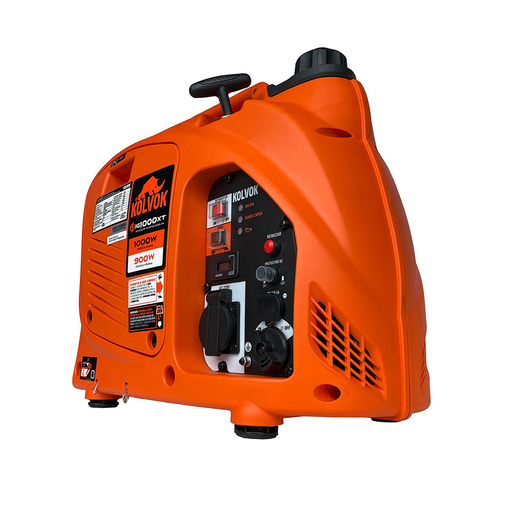 Generador eléctrico Kolvok IG1000XT - 1 kVA - Gasolina - Monofásico