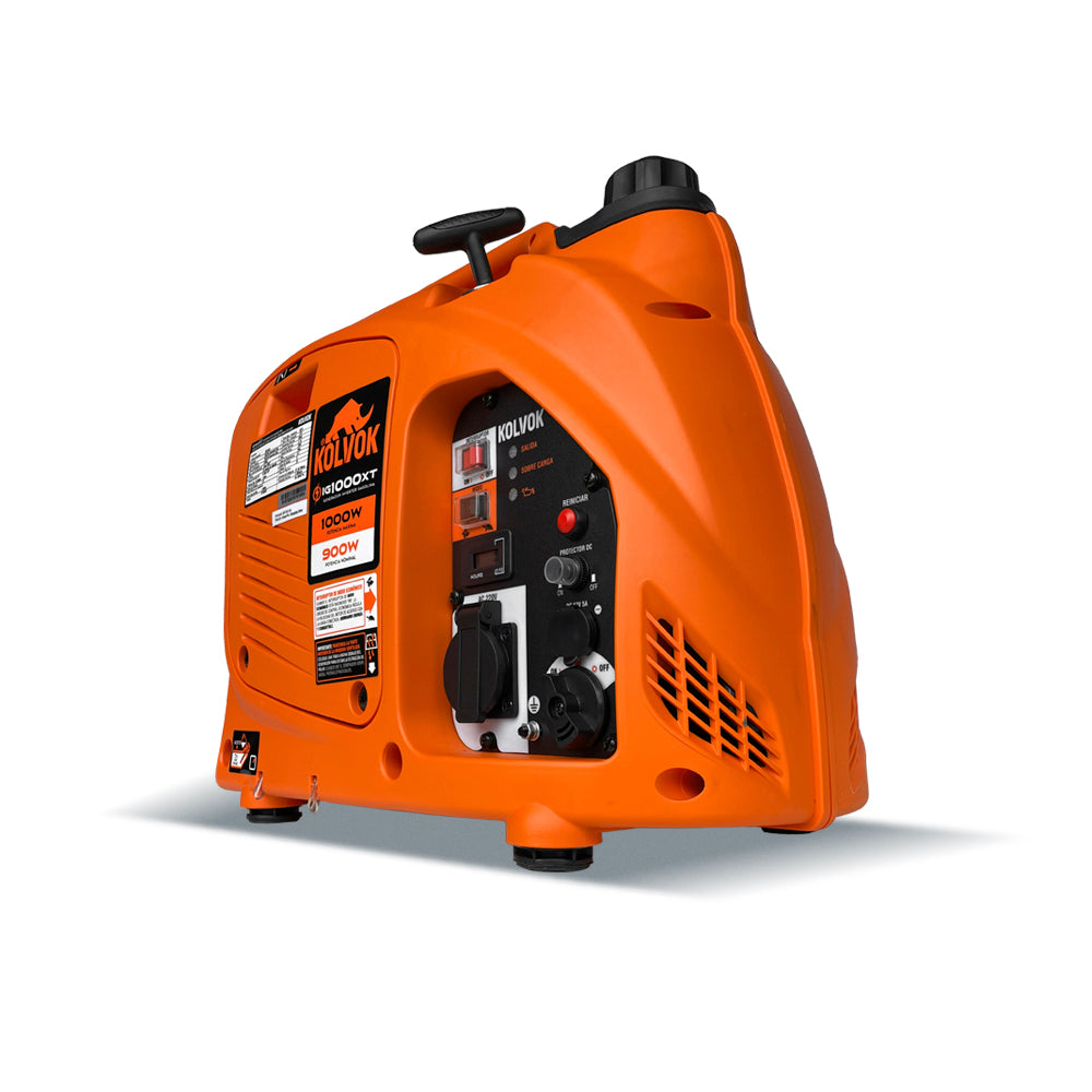 Generador eléctrico Kolvok IG1000XT - 1 kVA - Gasolina - Monofásico