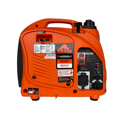 Generador eléctrico Kolvok IG1000XT - 1 kVA - Gasolina - Monofásico
