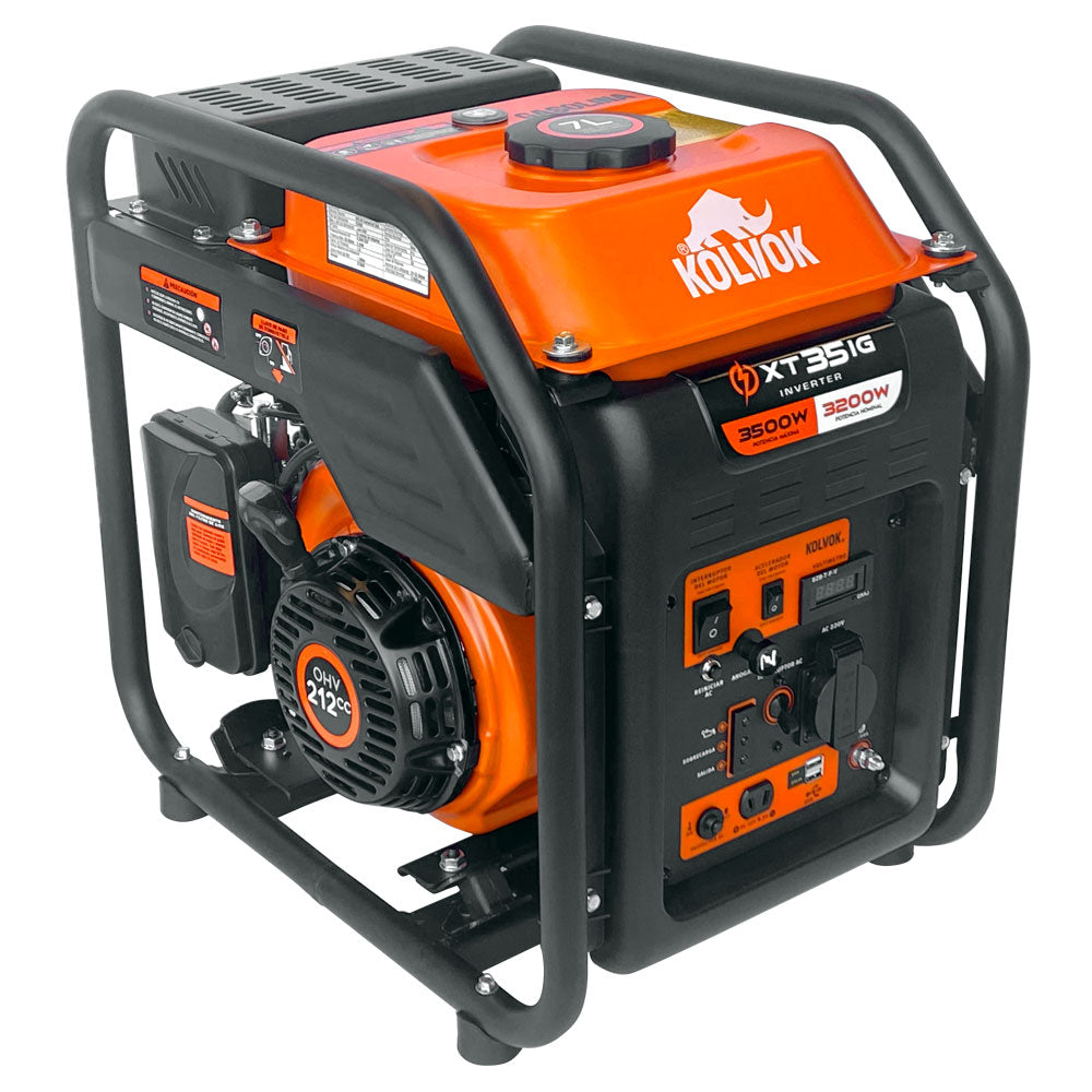 Generador Gasolina Inverter XT35IG - 3.5 kVA - Kolvok