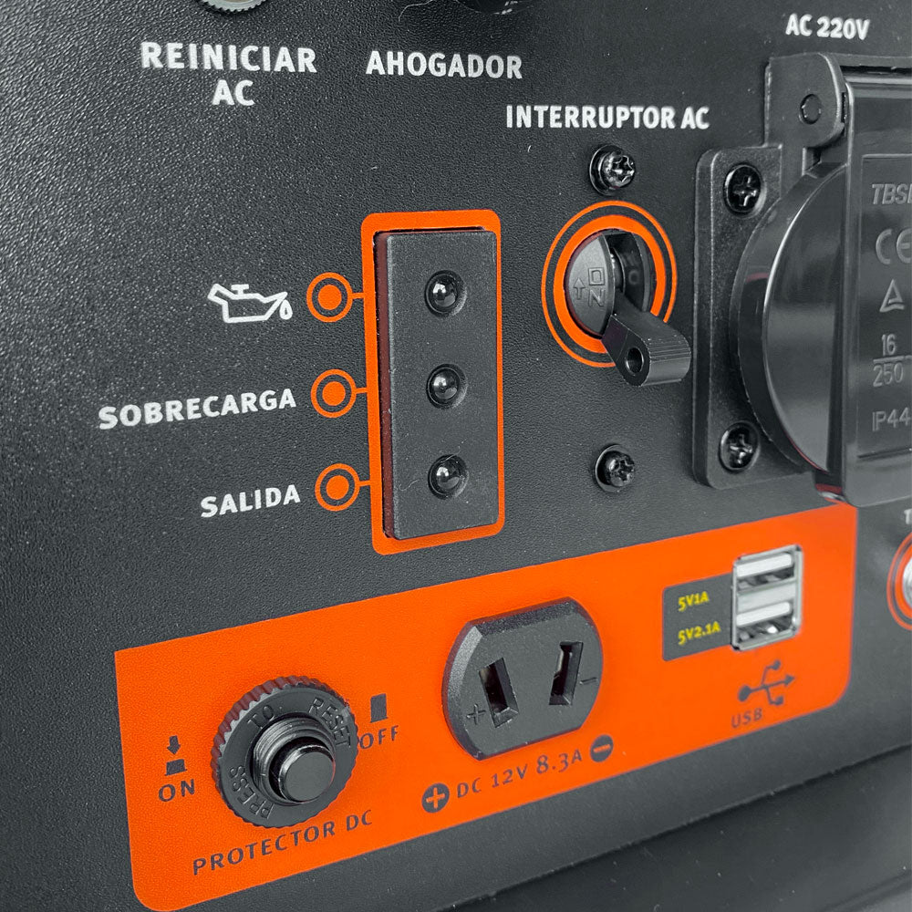 Generador Gasolina Inverter XT35IG - 3.5 kVA - Kolvok